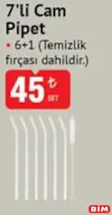 7'Lİ CAM PİPET 6+1 7'Lİ CAM PİPET 6+1